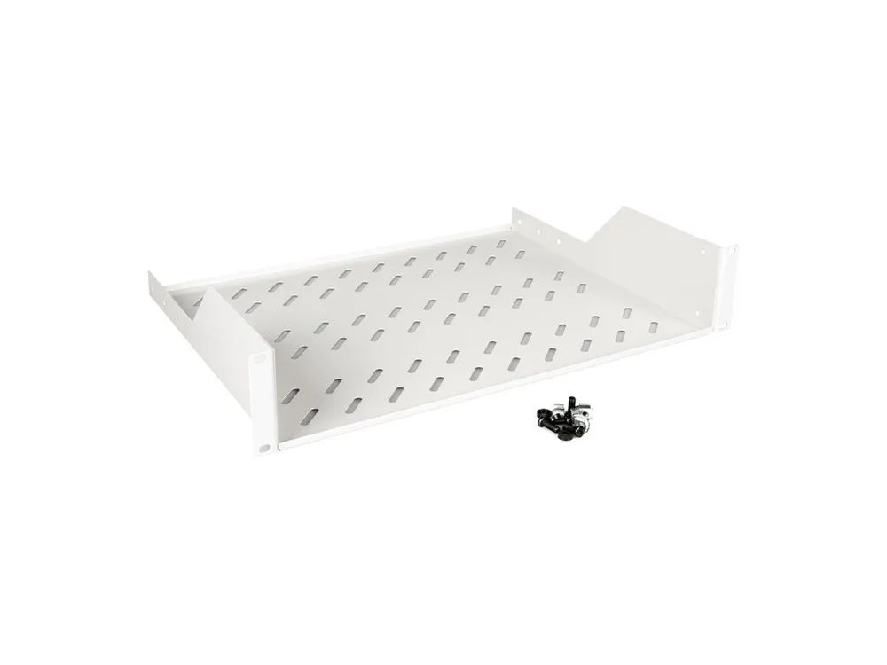 ROLINE Rack - Regal - 350 mm tief, Tragfähigkeit 25 kg - RAL 7035, Hellgrau - 2U - 48.3 cm (19")