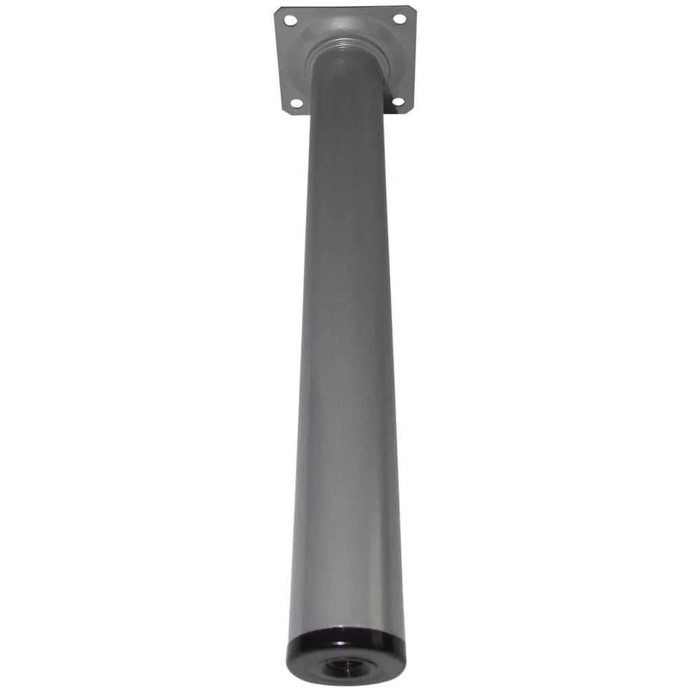 alfer® Austria GmbH  ELEMENT SYSTEM Möbelfuß Rundrohr ø 30 mm, Länge 150 mm, Stahl silber RAL 9006