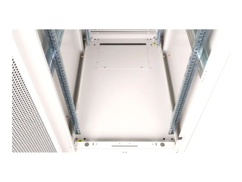 ROLINE Basic - Schrank Netzwerkschrank - perforierte Tür, 600x1000 BxT - RAL 7035, Hellgrau - 26U - 48.3 cm (19")