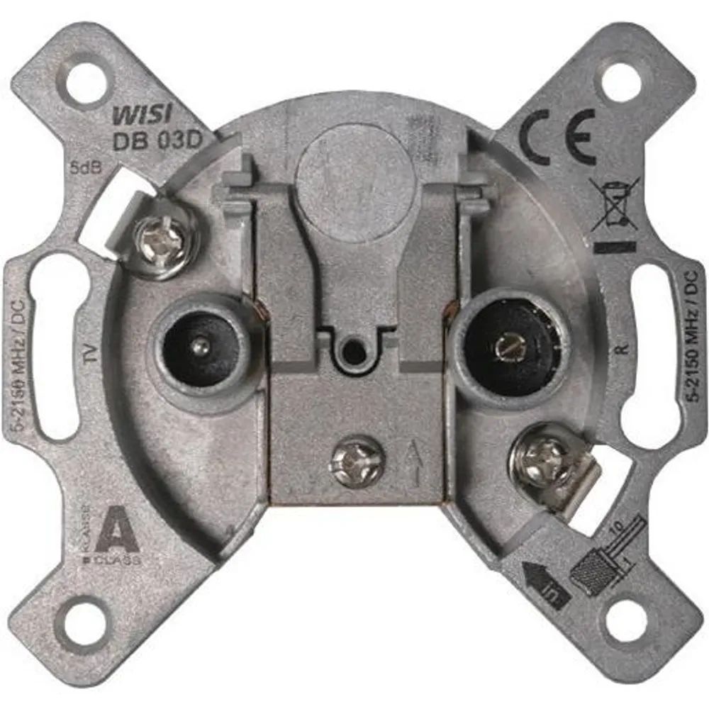WISI EINZEL ANT.STECKDOSE DC 5,0DB / WISI DB 03D 5-2150MHZ 003823