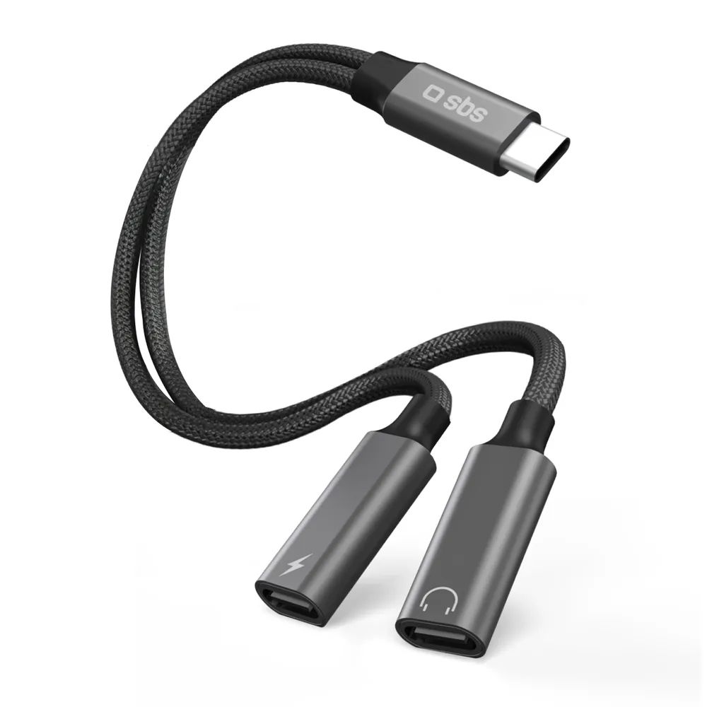 SBS USB-C-Adapter für gleichzeitiges Laden und Audio