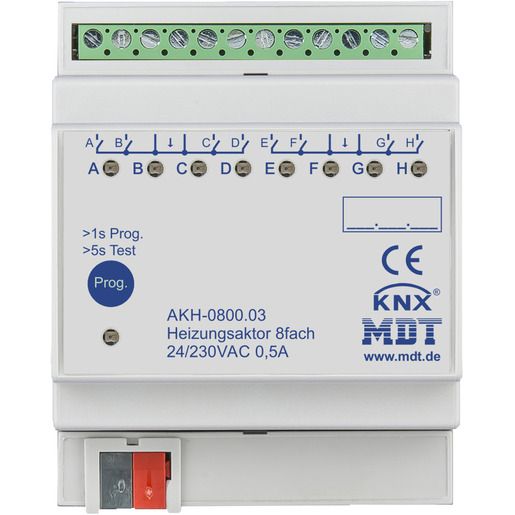 MDT HEIZUNGSAKTOR 8FACH 24-230V / AKH-0800.03