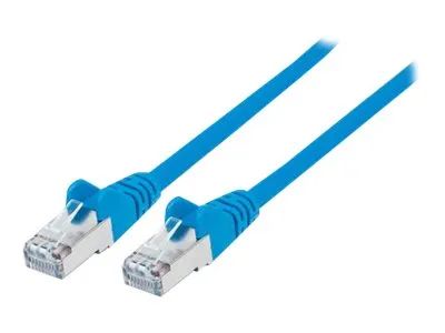 Intellinet Network Patch Cable, Cat6, 30m, Blue, Copper, S/FTP, LSOH / LSZH, PVC, RJ45, Gold Plated Contacts, Snagless, Booted, Polybag - Patch-Kabel - RJ-45 (M)