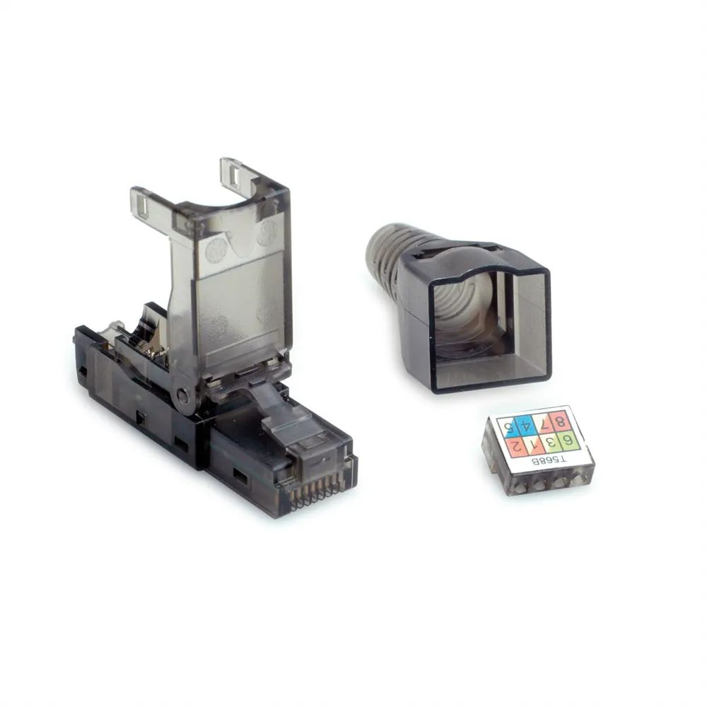 VALUE feldkonfektionierbarer RJ-45 Stecker Cat.6A (Class EA), UTP