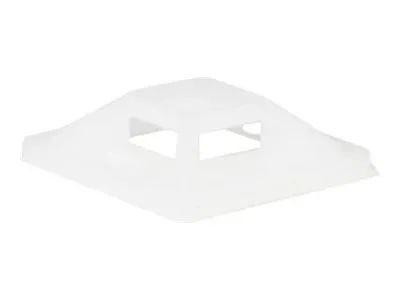 Lanview Kabelbinderhalterung - self-adhesive, 25 x 25 mm - 15 cm - weiß
