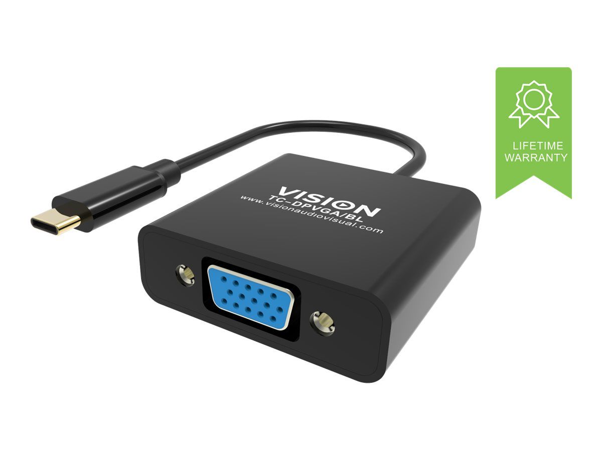 Vision Videoadapter - 24 pin USB-C männlich zu HD-15 (VGA)