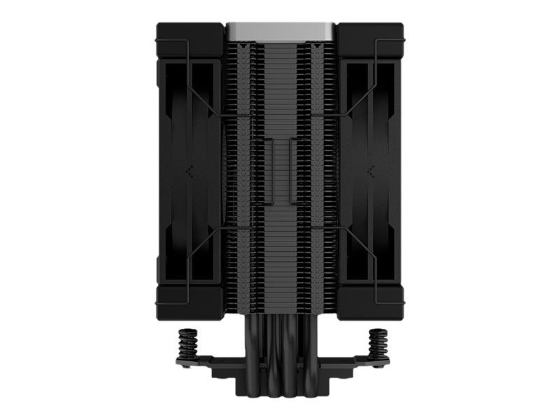 Deepcool AK400 ZERO DARK PLUS - Prozessor-Luftkühler - (für: LGA1155, LGA1150, LGA1151, AM4, LGA1200, LGA1700, AM5)