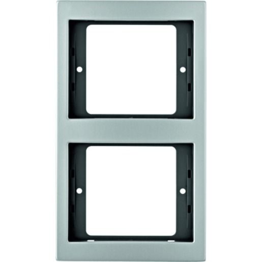 Berker RAHMEN 2F. SENKR. ALUMINIUM / BERKER 13237003 K.5 13237003