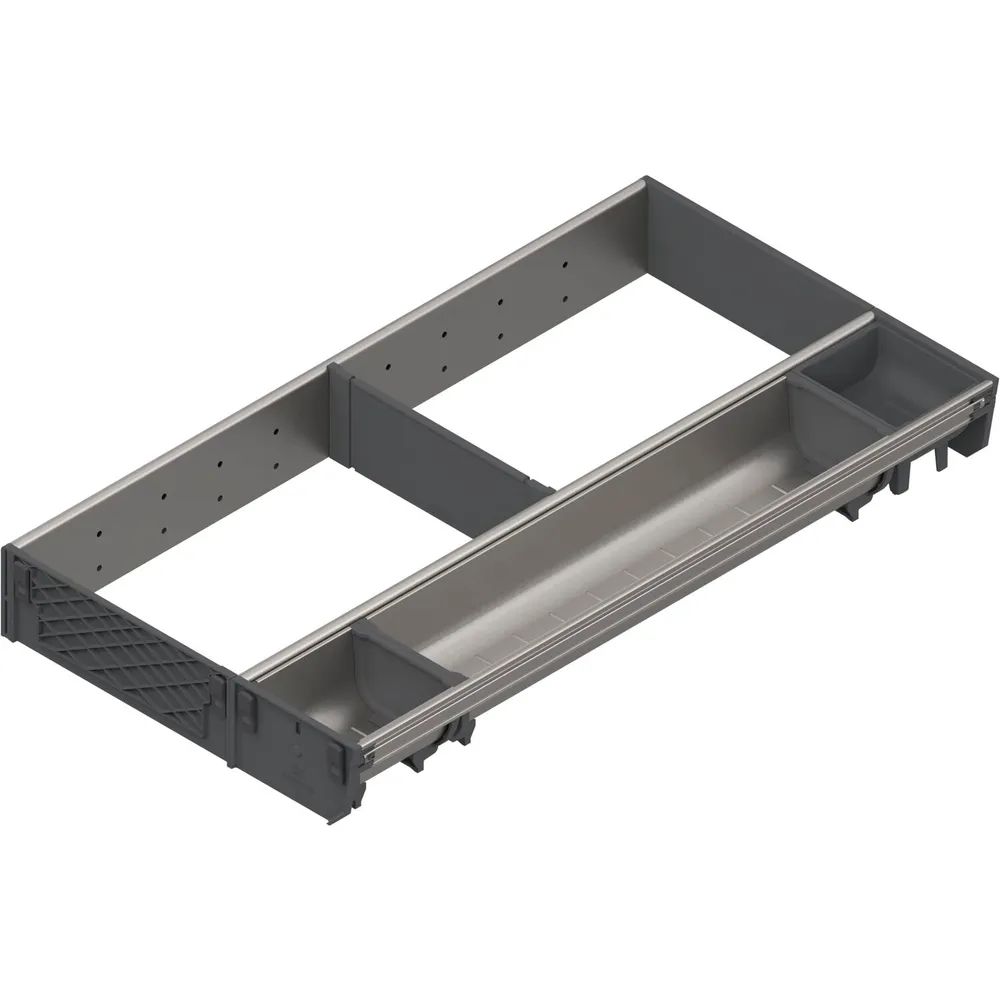 BLUM ORGA-LINE Einzel-Set KB 400/NL 550 mm Edelstahl/Kunststoff