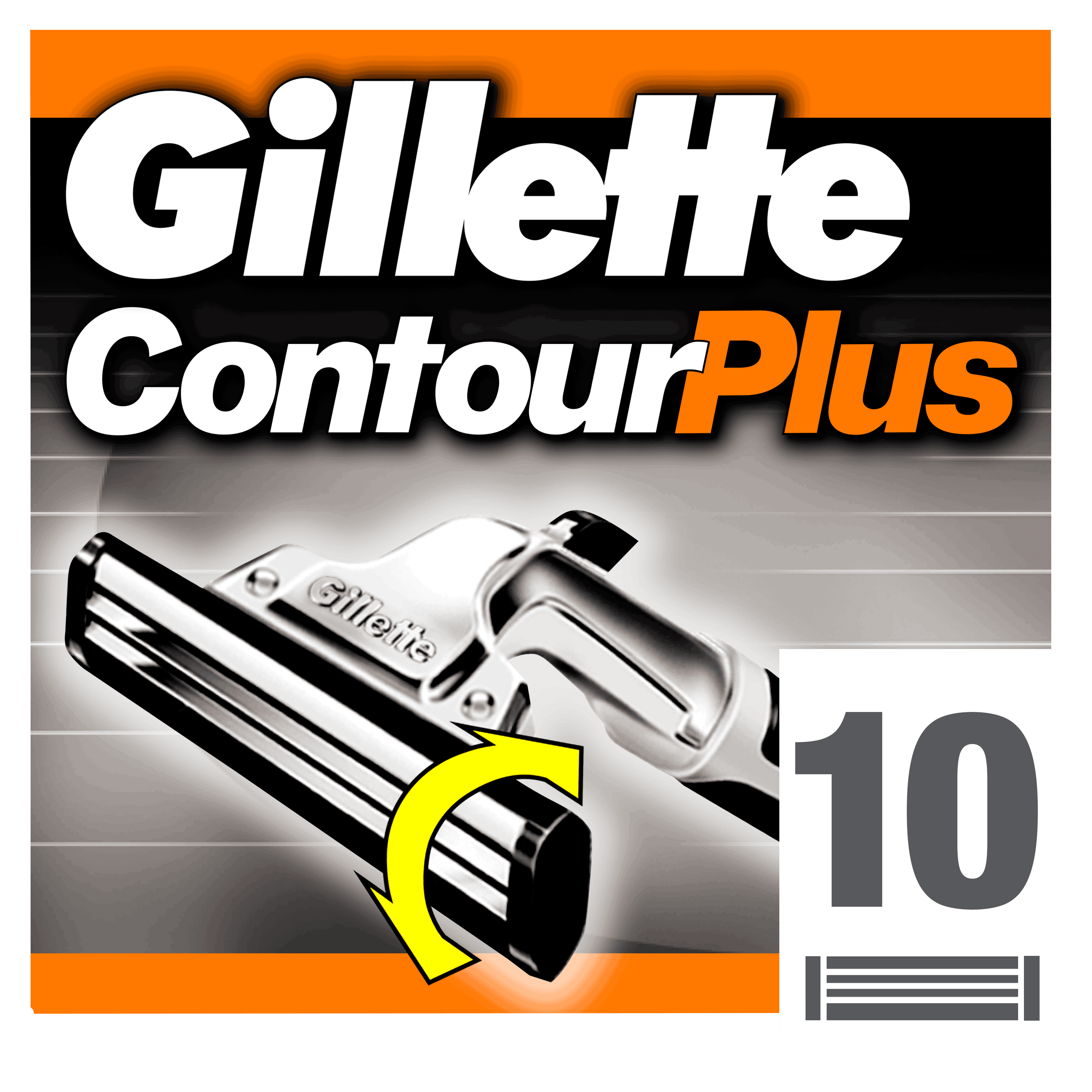 Gillette ContourPlus Systemklingen 10er