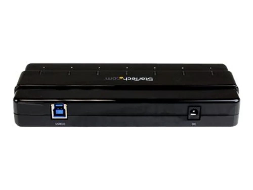 StarTech.com 7 Port USB 3.0 SuperSpeed Hub - USB 3 Hub Netzteil / Stromanschluss und Kabel
