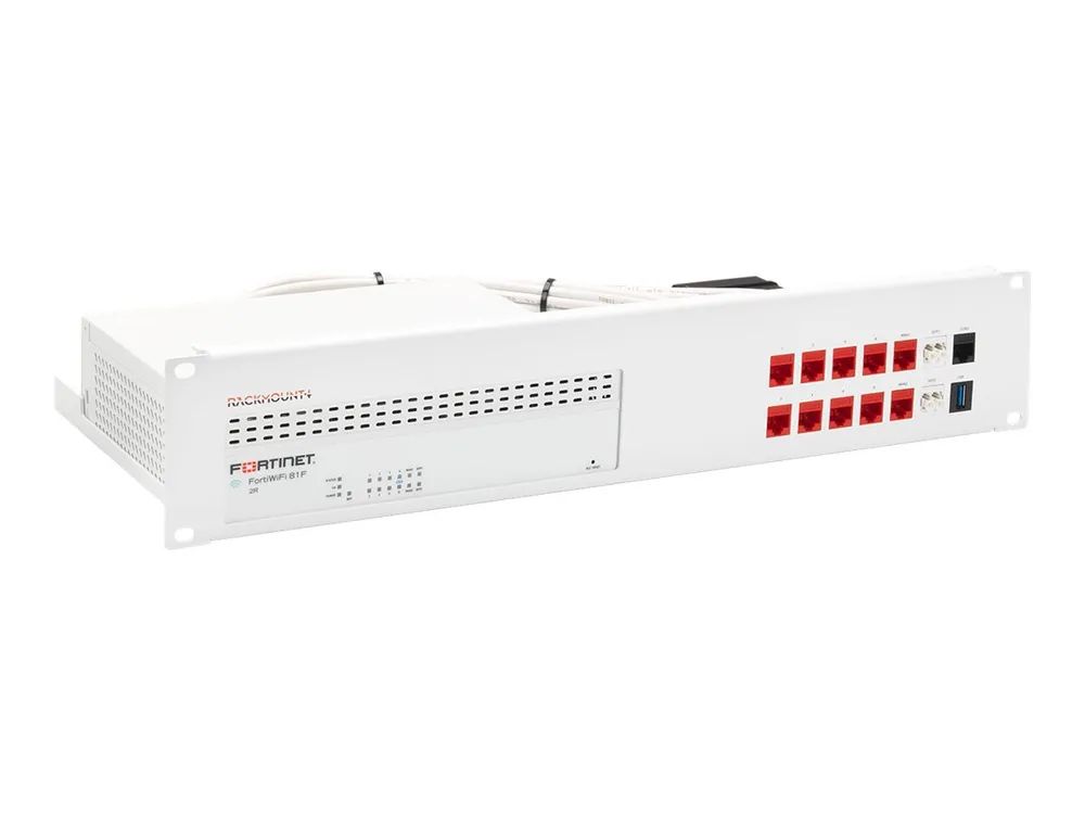 Rackmount.IT RM-FR-T18 - Montagesatz für Netzwerkgeräte - Rack montierbar - RAL 9003, weiß - 1.3U - 48.3 cm (19")