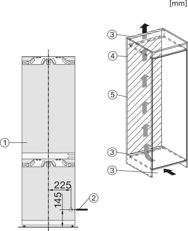 Miele KFN 7774 D Einbau Kühl-/Gefrier-Kombinationen