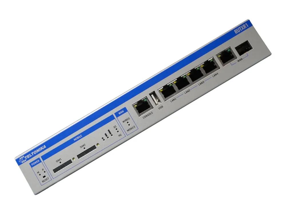 Teltonika RUTXR1 Enterprise Rack-Mountable SFP/LTE Router - Router