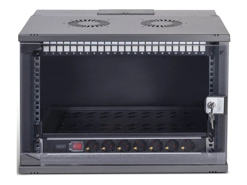 DIGITUS Netzwerk-Set SOHO Pro, 483 mm (19") - 7HE, 540 x 400 mm (B x T)