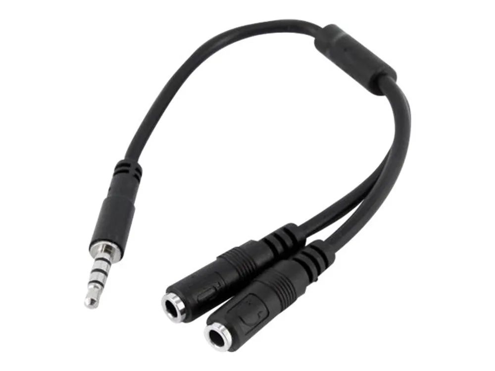 StarTech.com 4 Position to 2x 3 Position 3.5mm Headset Splitter Adapter
