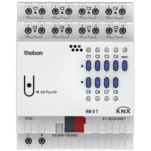 Theben KNX SCHALT-/JALOUSIEAKTOR 8/4F / THEBEN T4940200
