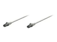 Intellinet Network Patch Cable, Cat6, 5m, Grey, CCA, U/UTP, PVC, RJ45, Gold Plated Contacts, Snagless, Booted, Lifetime Warranty, Polybag - Patch-Kabel - RJ-45 (M)