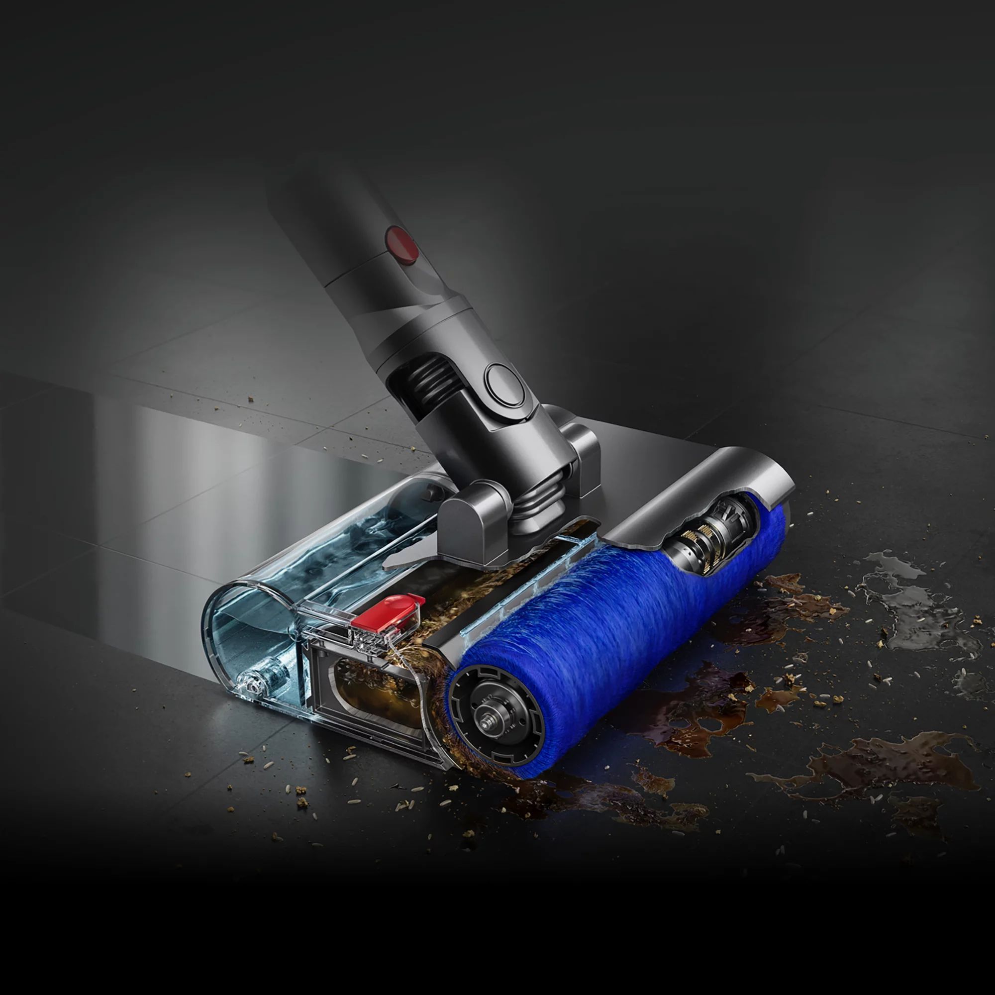 Dyson V12s Detect Slim Submarine, Gelb/ Glanz Nickel