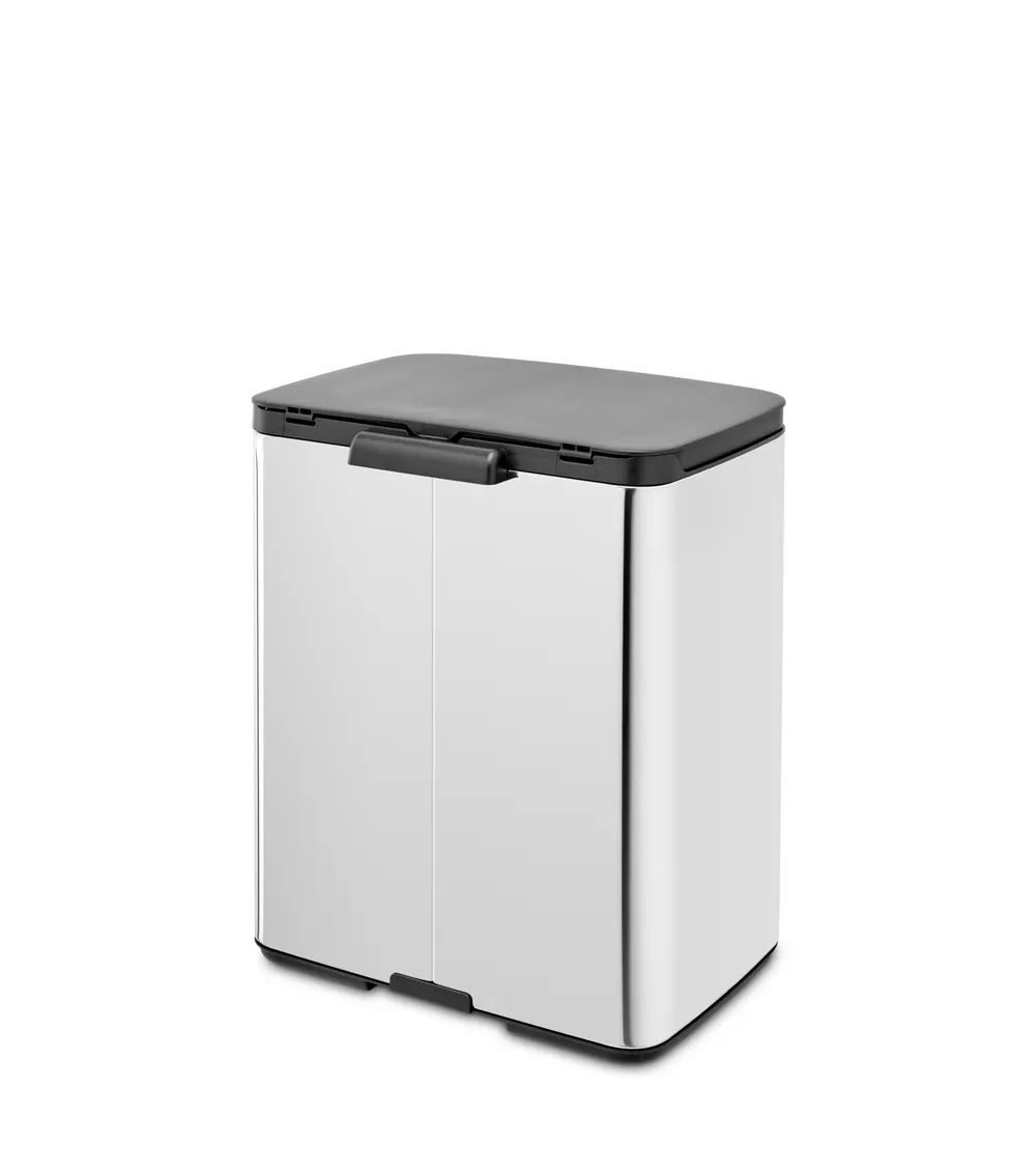 Brabantia Bo Mülleimer, 12L - Brilliant Steel
