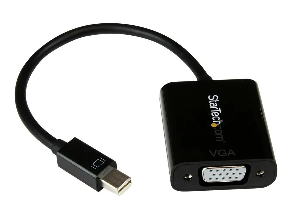 StarTech.com Mini DisplayPort 1.2 auf VGA Adapter / Konverter - 1920x1200 - mDP zu VGA für Laptop / MacBook - Videoadapter - Mini DisplayPort (M)