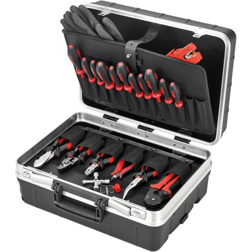 Cimco INDUSTRIE MIT TROLLEY 22 TLG. / CIMCO TECHNIKERKOFFER 170608