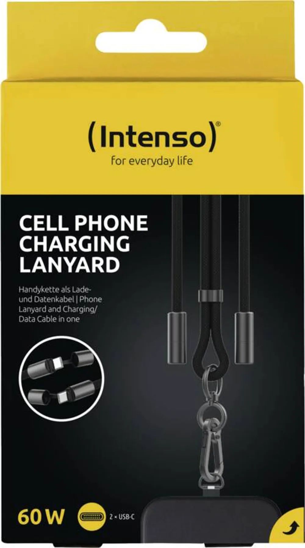 Intenso Cell Phone Charging Lanyard