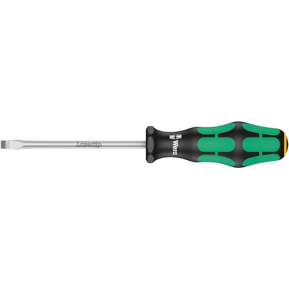 WERA Schraubendreher 334 Lasertip 1.2 x 8.0 x 175 mm Schlitz