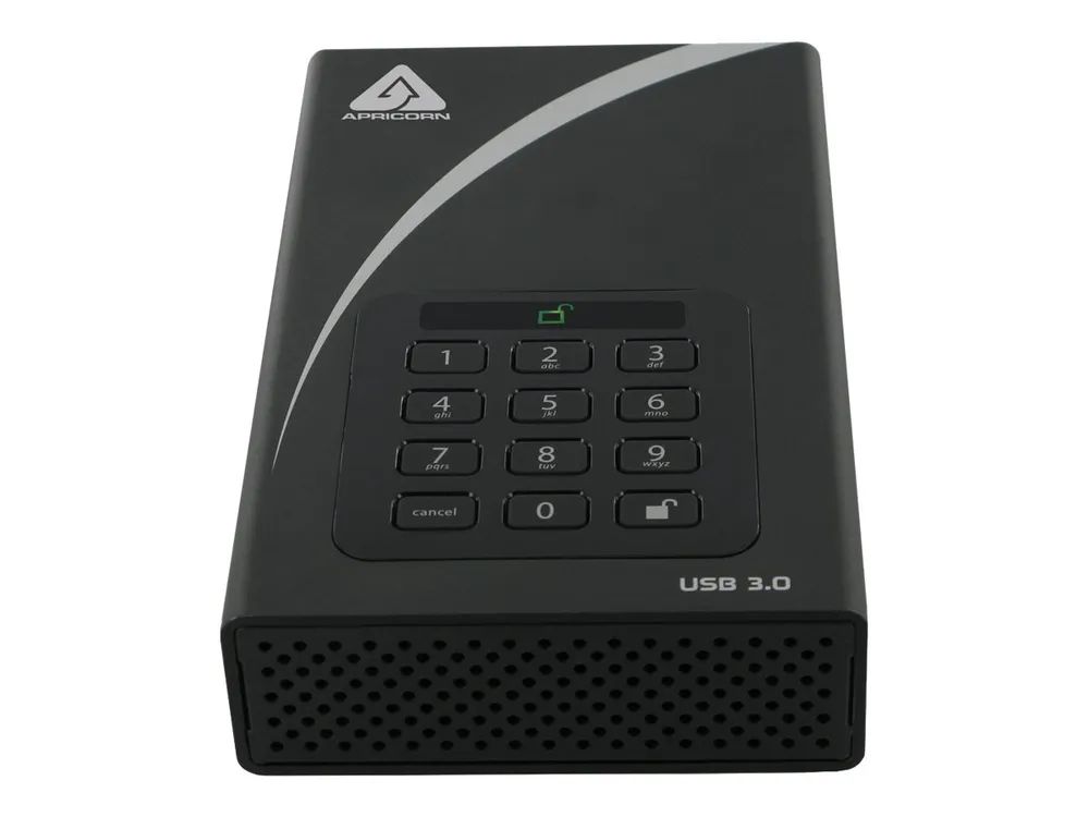 Apricorn Aegis Padlock DT ADT-3PL256-6000 - Festplatte - 6 TB - extern (Stationär)
