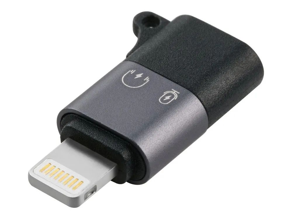 MicroConnect Lightning Adapter - 24 pin USB-C silber