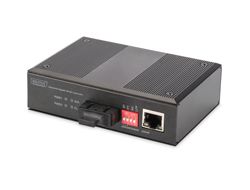 DIGITUS Industrieller Gigabit Medien Konverter RJ45, SC 0,5km