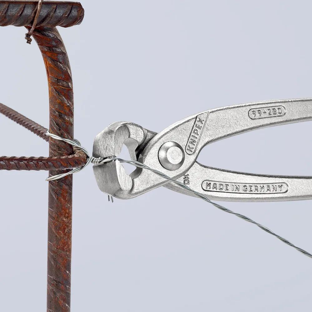 KNIPEX Monierzange (Rabitz- oder Flechterzange) glanzverzinkt 280 mm