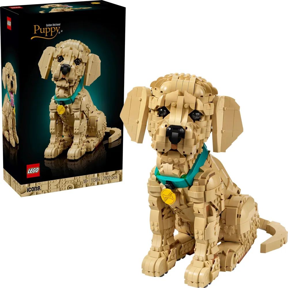 LEGO Icons 11384 Golden Retriever Welpe