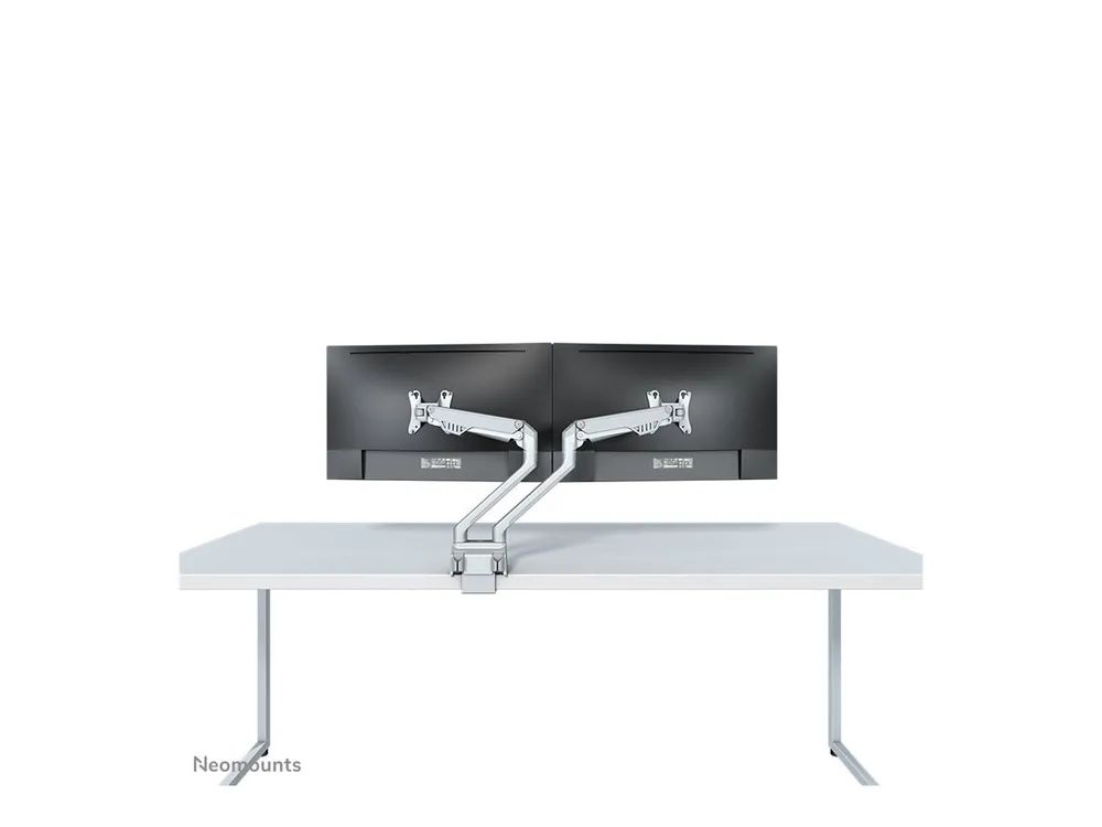 Neomounts FPMA-D750D - Befestigungskit - Voll beweglich - für 2 LCD-Displays - Silber - Bildschirmgröße: 25.4-81.3 cm (10"-32")