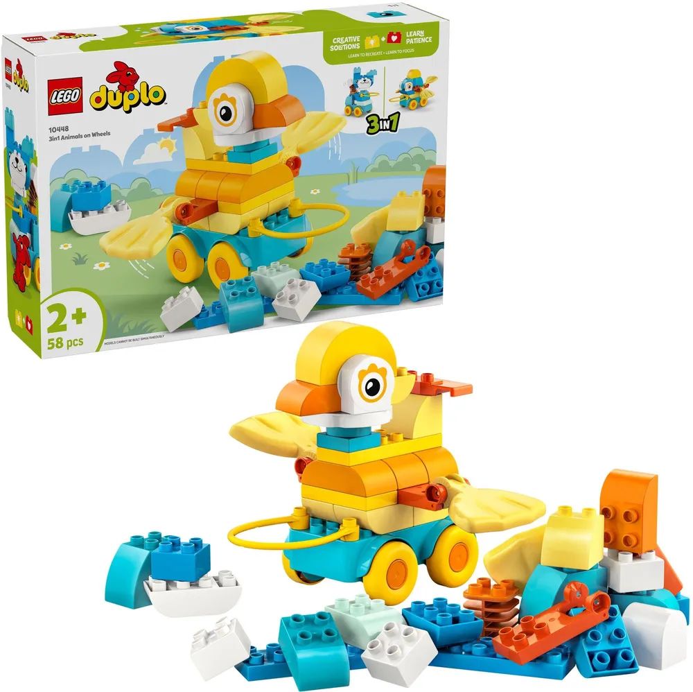 LEGO Duplo Tiere auf Rädern 3-in-1-Set 10448