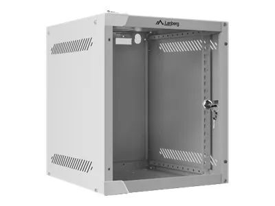Lanberg Schrank Netzwerkschrank - geeignet für Wandmontage - Grau, RAL 7035 - 6U - 25.4 cm (10")