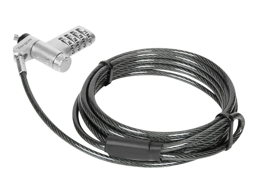 Targus DEFCON Ultimate - Sicherheitskabelschloss - universal fortlaufend - Silber - 2 m (Packung mit 25)