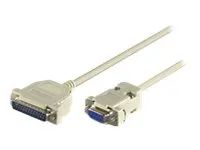 MicroConnect Serielles / paralleles Kabel - DB-9 (W)