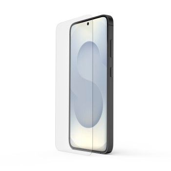 Hama Handy-Schutzglas "Clear Protect" für Samsung Galaxy S25, Montagehilfe