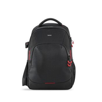 Hama Kamera-Rucksack "Ohio", 190, Schwarz/Rot