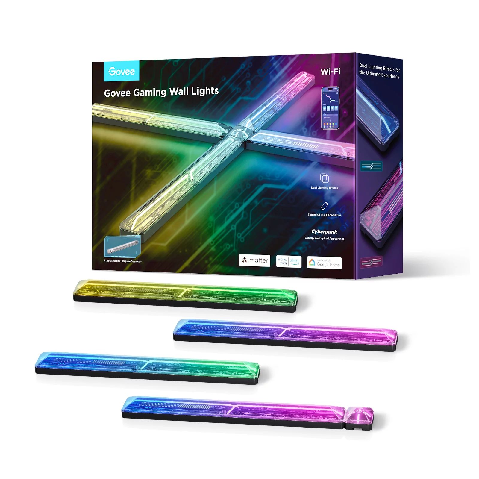 Govee RGBIC Gaming Wall Light 4+1