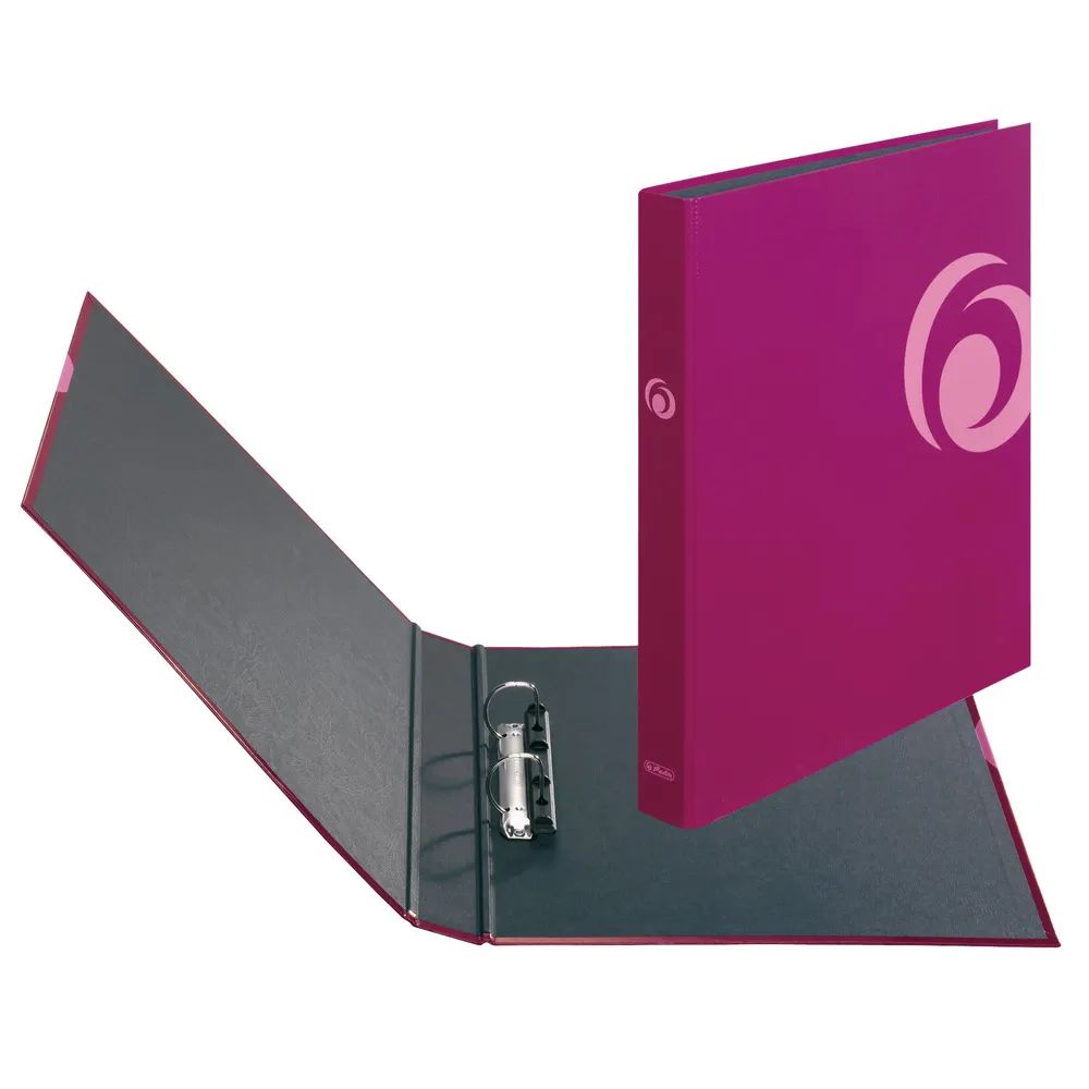 herlitz Ringbuch maX.file, 2-Ring, A4, beere, 25 mm