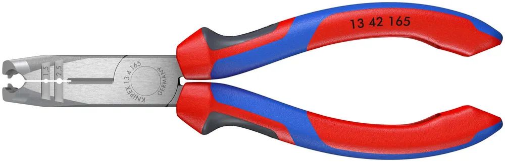 KNIPEX Abmantelungszange mit Comfort-Griffen schwarz atramentiert 165 mm