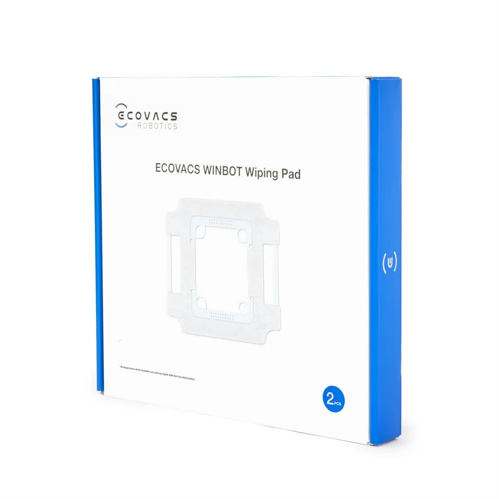 Ecovacs Reinigungstücher mit Halterung 2 Stk., zu Winbot W3 OMNI