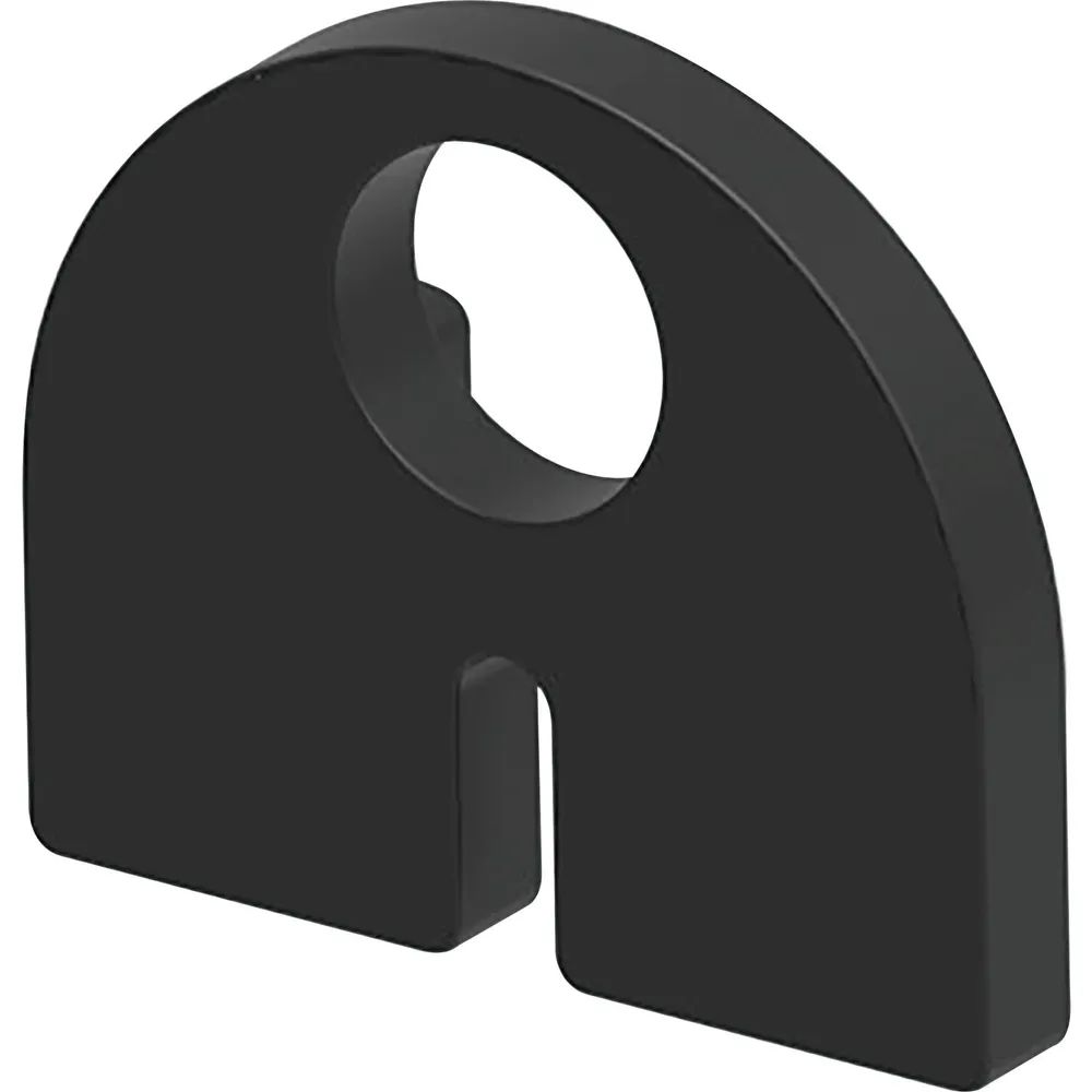 ECONOMY Einlage zu Glasklemmbeschlag Modell 20 für 10,76 mm Glas, Gummi