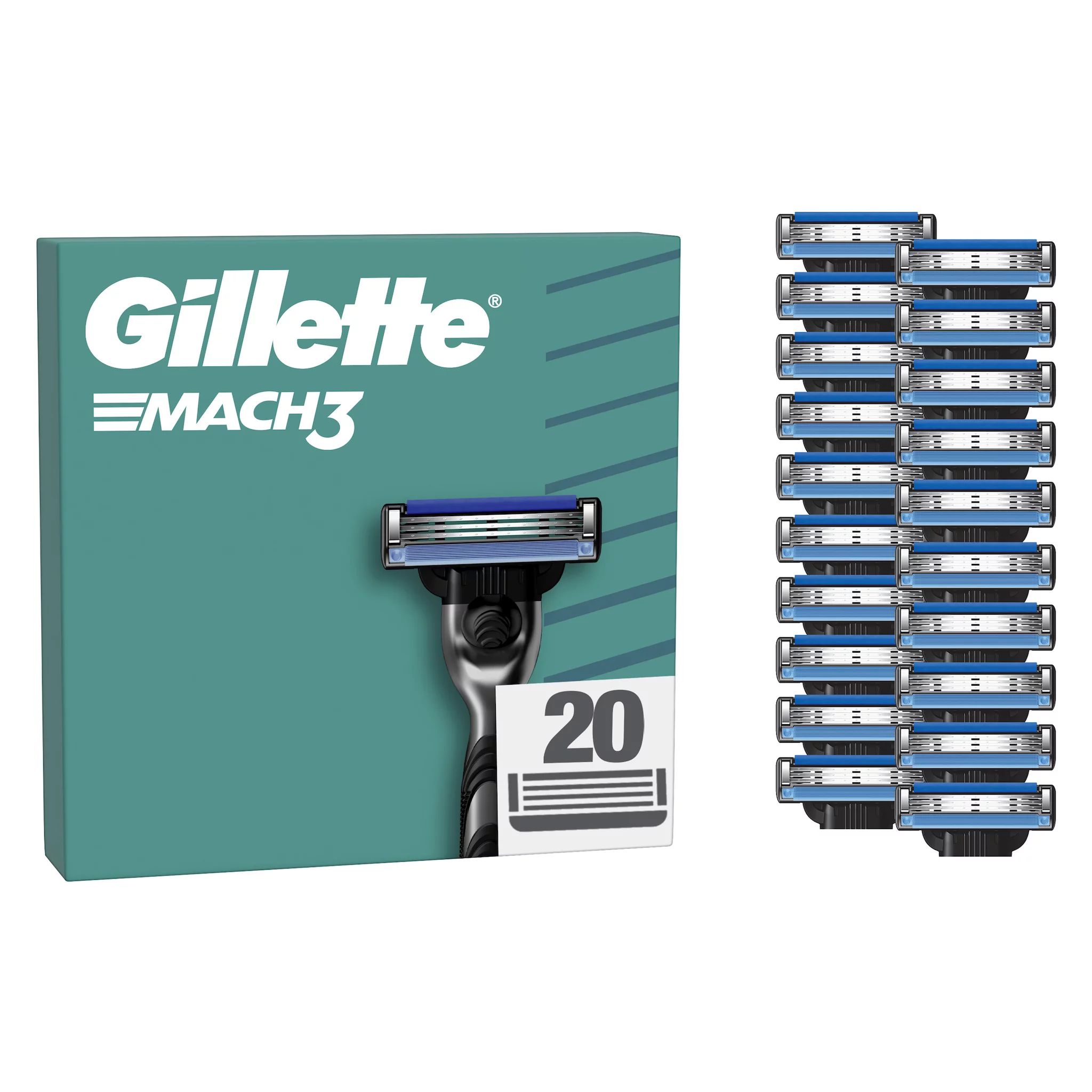 Gillette Mach3 Systemklingen 20er