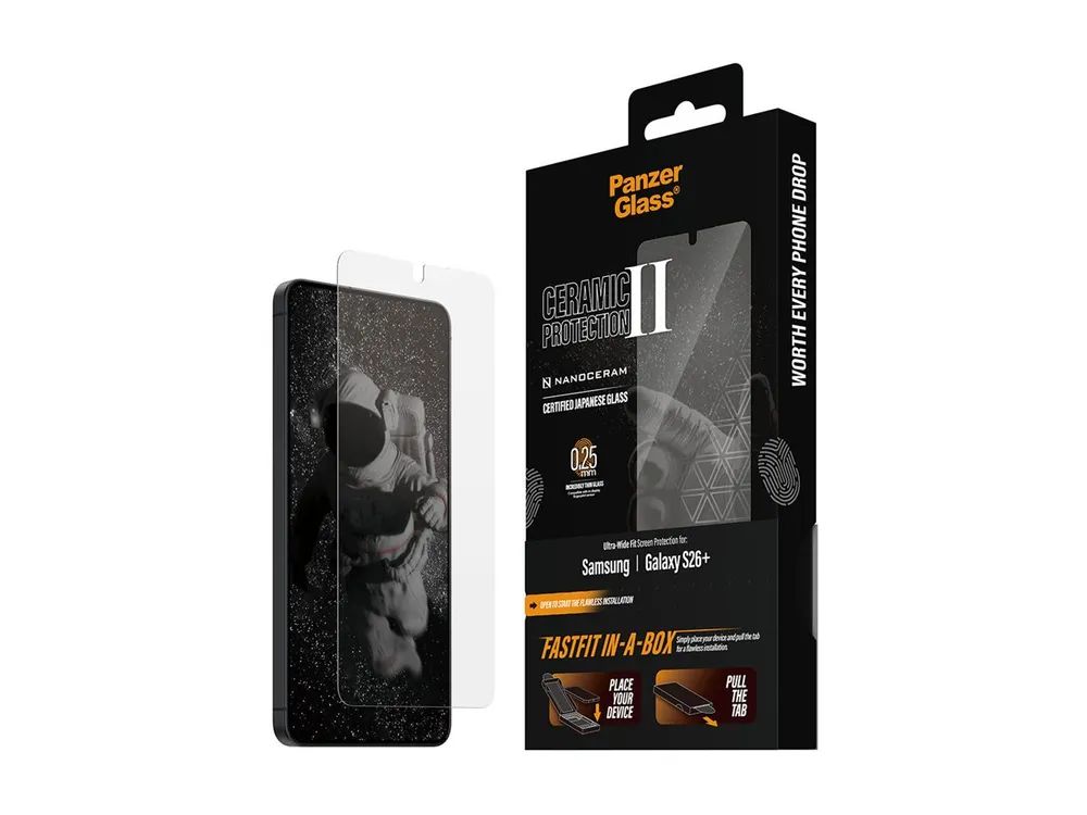 PanzerGlass PG Ceramic Samsung S26+fastfit