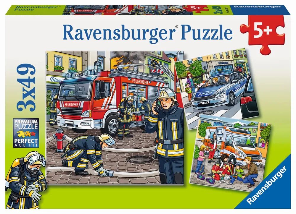 Ravensburger Verlag GmbH Pz. Helfer in der Not 3 X 49 T.