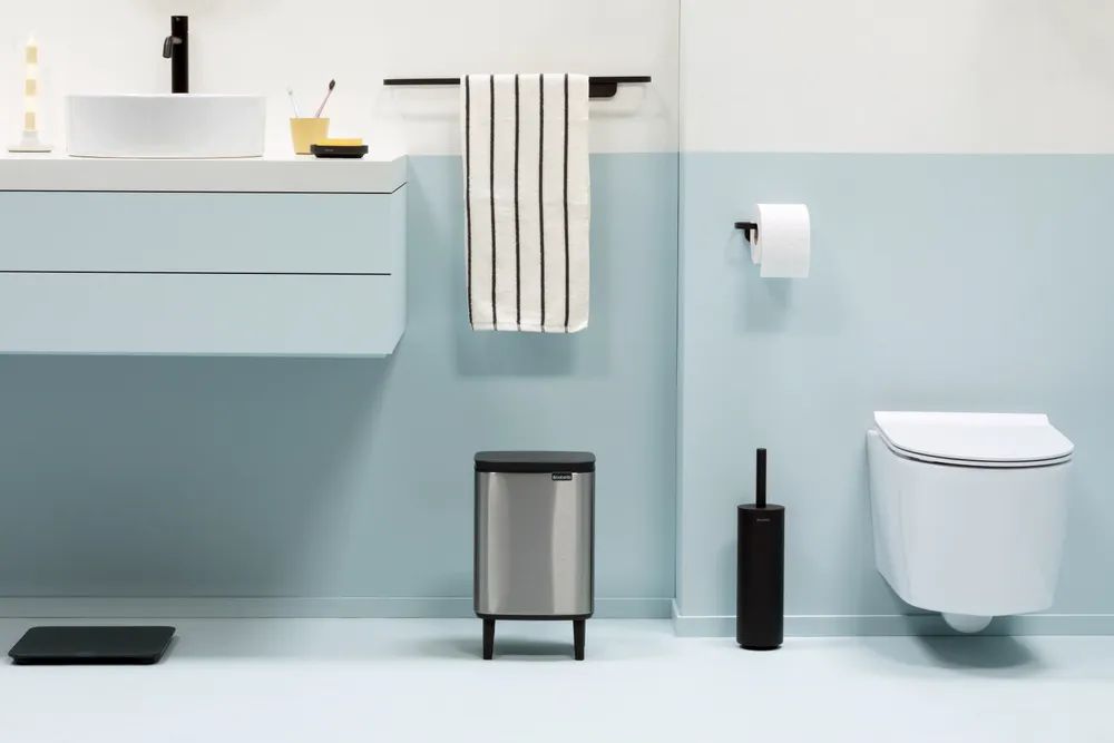 Brabantia Bo Mülleimer Hi, 7L - Matt Steel Fingerprint Proof