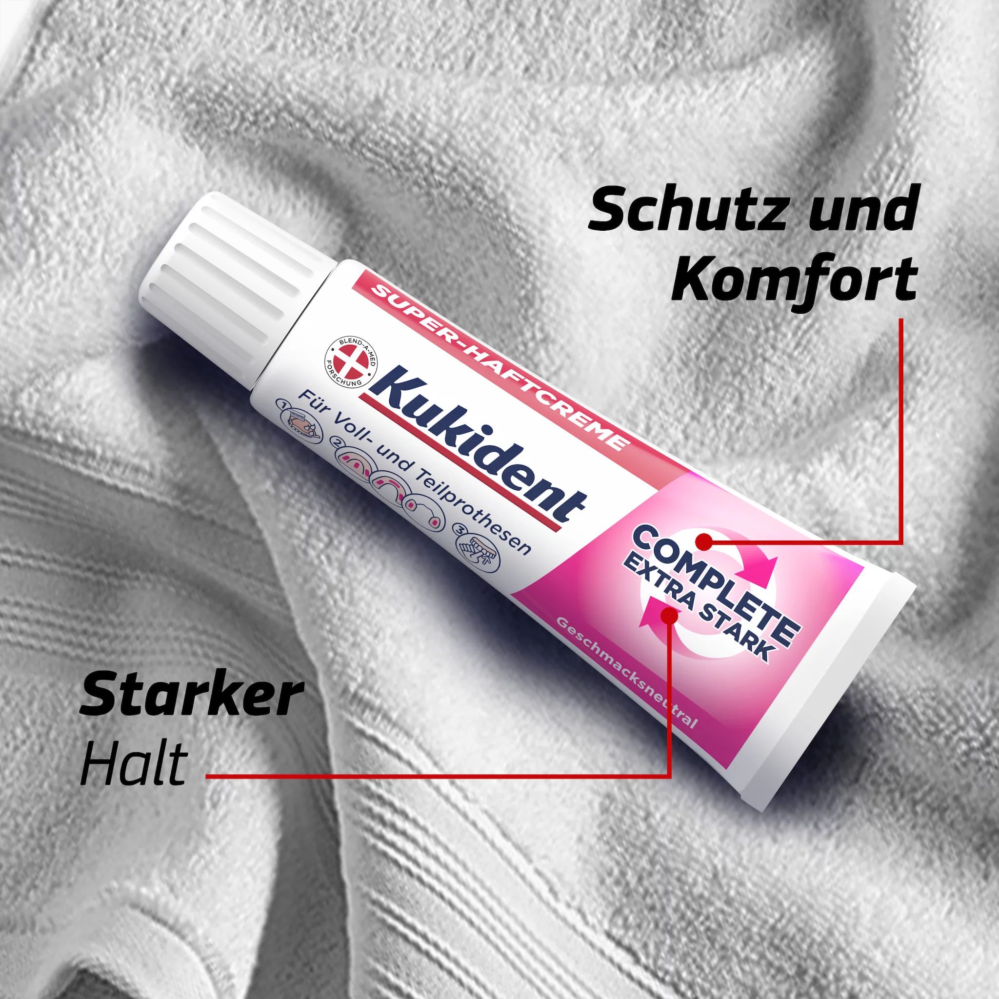 Kukident Haftcreme Complete Geschmacksneutral 70g
